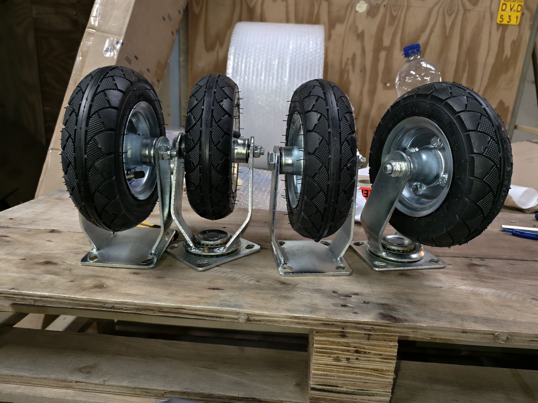 Transportwagen 500kg Opvouwbaar - Stalen Magazijnwagen (55% Korting!)