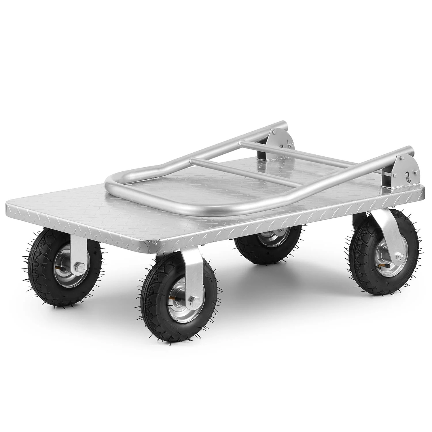 Transportwagen 500kg Opvouwbaar - Stalen Magazijnwagen (55% Korting!)