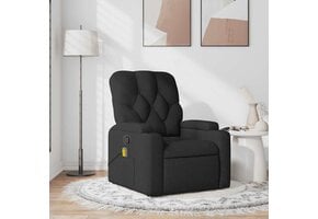 vidaXL Massagestoel - Verstelbaar Stof Zwart - 41% Korting