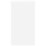 vidaXL Bureau 90x45x76 cm Wit (Bewerkt Hout) - 37% Korting!