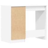 vidaXL Bureau 90x45x76 cm Wit (Bewerkt Hout) - 37% Korting!