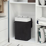 SONGMICS Bamboe Wasbak 72L - Inklapbaar, Zwart - 35% Korting