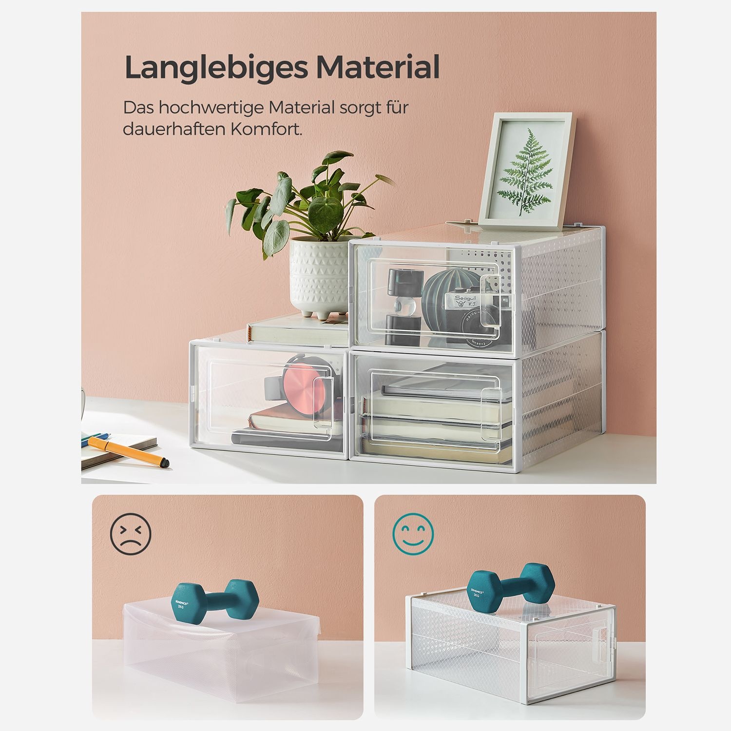 SONGMICS Schoenendozen Set van 12 - 35% Korting!