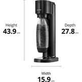 SodaStream Gaia Bruiswatertoestel - Zwart | 30% Korting