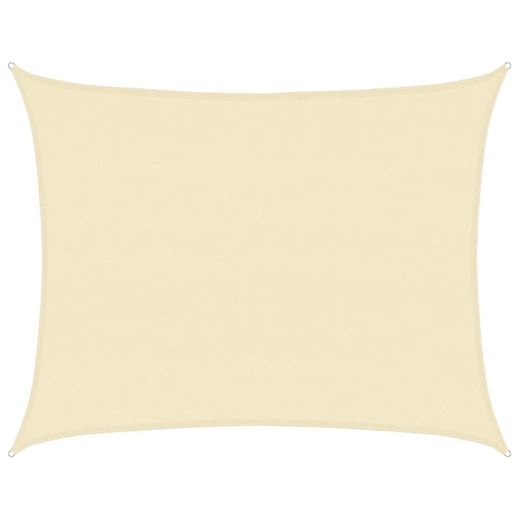 vidaXL Zonnezeil Crème 6x7m - 60% Korting!