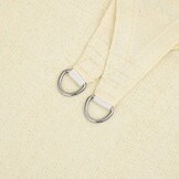 vidaXL Zonnezeil Crème 6x7m - 60% Korting!