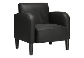 vidaXL Fauteuil met armleuningen | Kunstleer Zwart | -41%