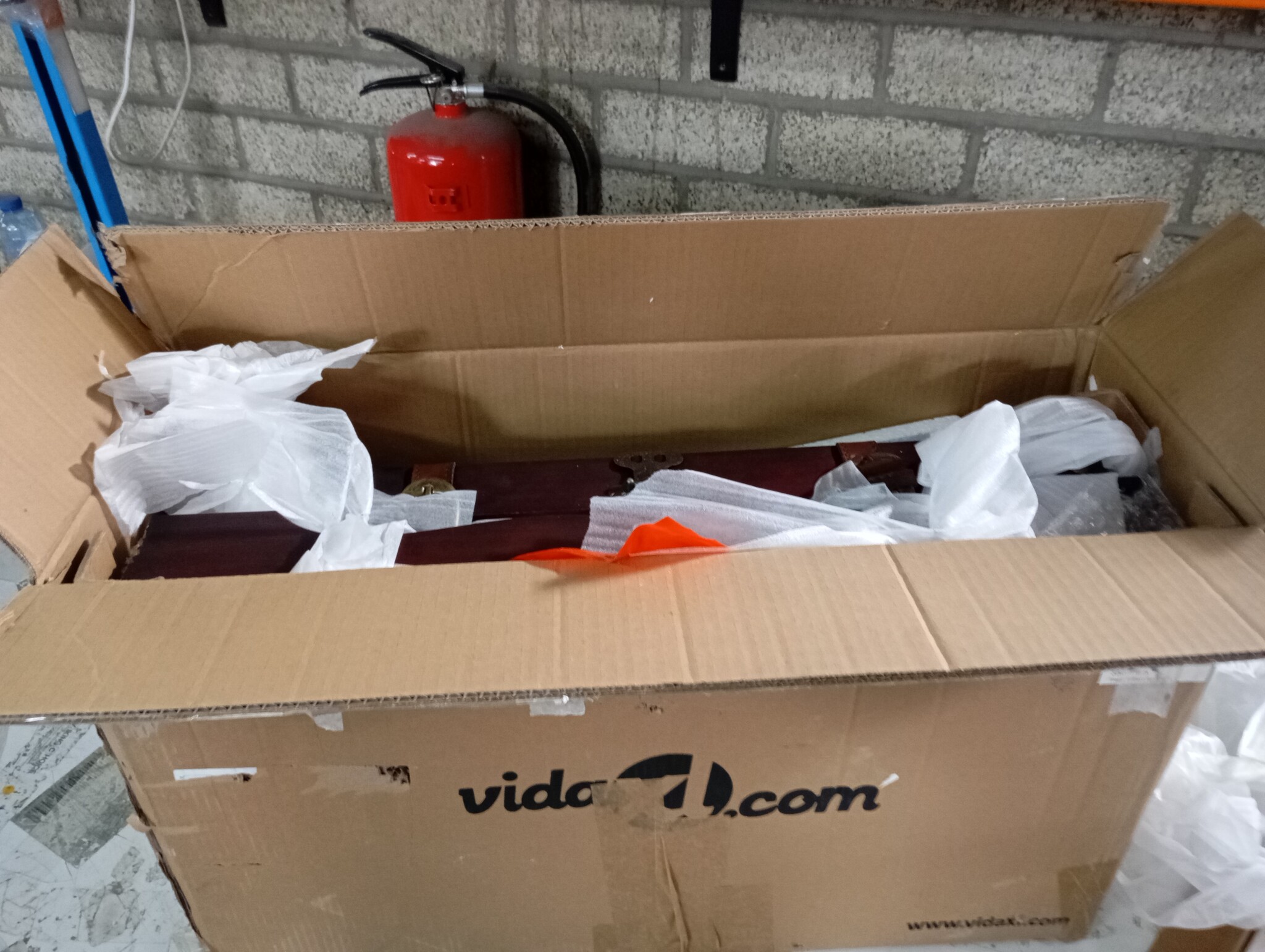 vidaXL Schatkist vintage stijl 66x38x40 cm hout