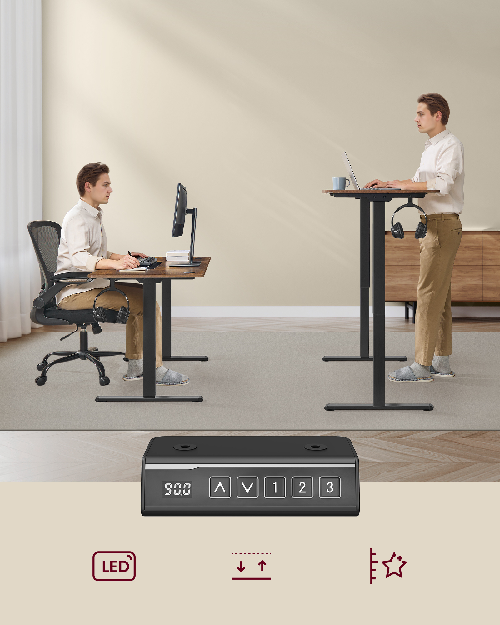 Elektrisch Bureau Frame (30% Korting) - Op Maat Verstelbaar