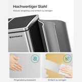 SONGMICS Keukenprullenbak: 3x18L, met Deksel & Pedalen - 55% Korting!