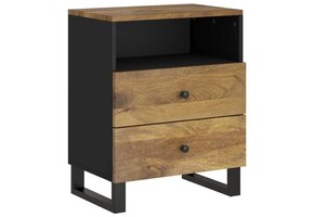vidaXL Nachtkastje 50x33x62 cm: 59% Korting! Massief Mangohout