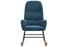 vidaXL Schommelstoel Fluweel Blauw - 59% Korting!