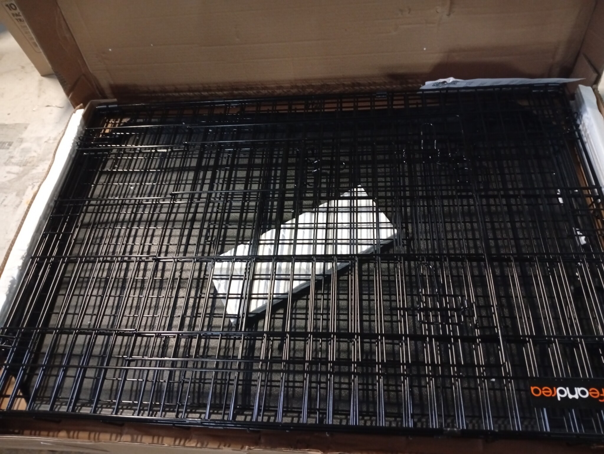 FEANDREA Hondenbench XL Zwart - 55% Korting