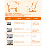FEANDREA Hondenbench XL Zwart - 55% Korting