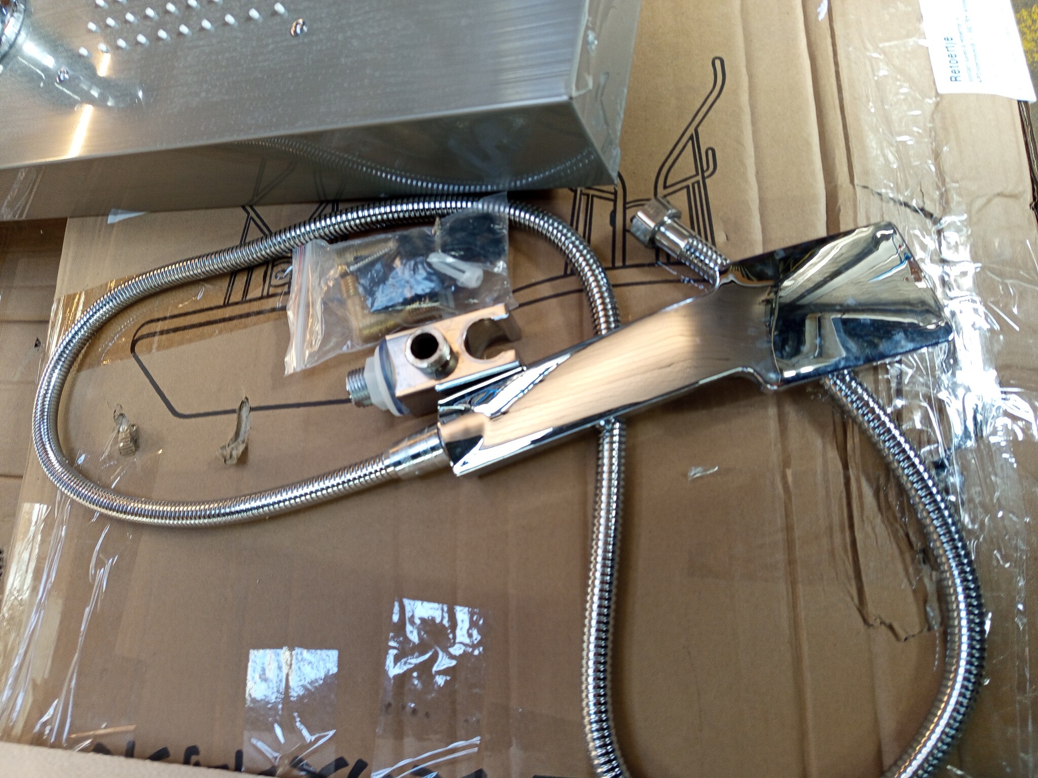 Designer RVS Regendouche Set - Hydro Massage - 64% Korting!