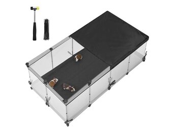 Dierenkooi Transparant Cloud White 144cm - 35% Korting!