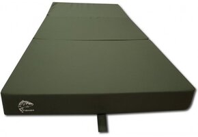 Logeermatras 80x200x10cm donker groen - 35% korting!