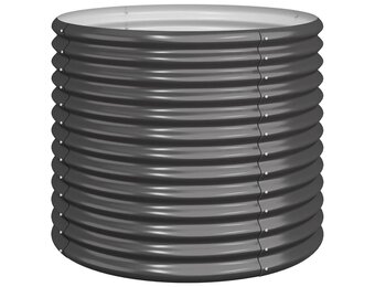 vidaXL Plantenbak Staal Antraciet (80x80x68 cm) - 35% Korting!