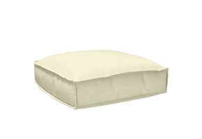 vidaXL Palletkussen Crème 50x50x12 cm Oxford Stof - 53% Korting