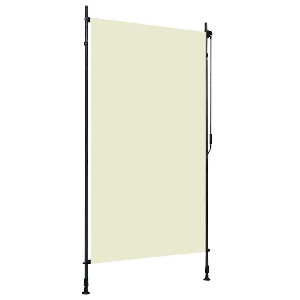 vidaXL Rolgordijn Buiten - 120x270 cm Crème - 73% Korting!