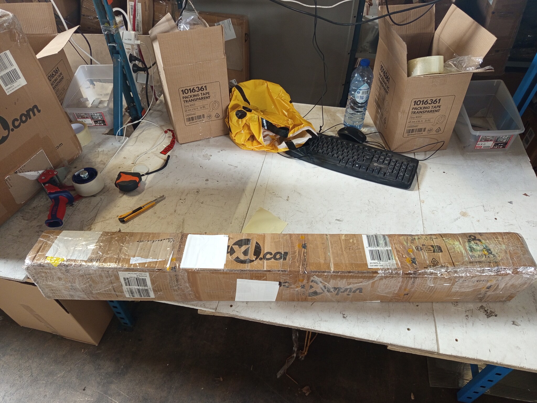 vidaXL Rolgordijn Buiten - 120x270 cm Crème - 73% Korting!