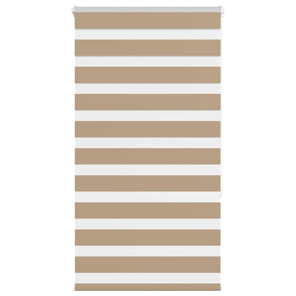 vidaXL Zebra Gordijn 90x150cm Zandbruin - 62% Korting!