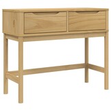 vidaXL Wandtafel FLORO Massief Grenenhout Wasbruin - 62% Korting!