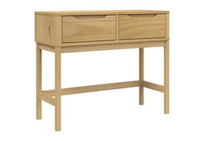 vidaXL Wandtafel FLORO Massief Grenenhout Wasbruin - 62% Korting!