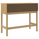 vidaXL Wandtafel FLORO Massief Grenenhout Wasbruin - 62% Korting!