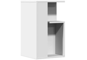 VidaXL Bijzettafel (35x35x60cm) Wit - 35% Korting