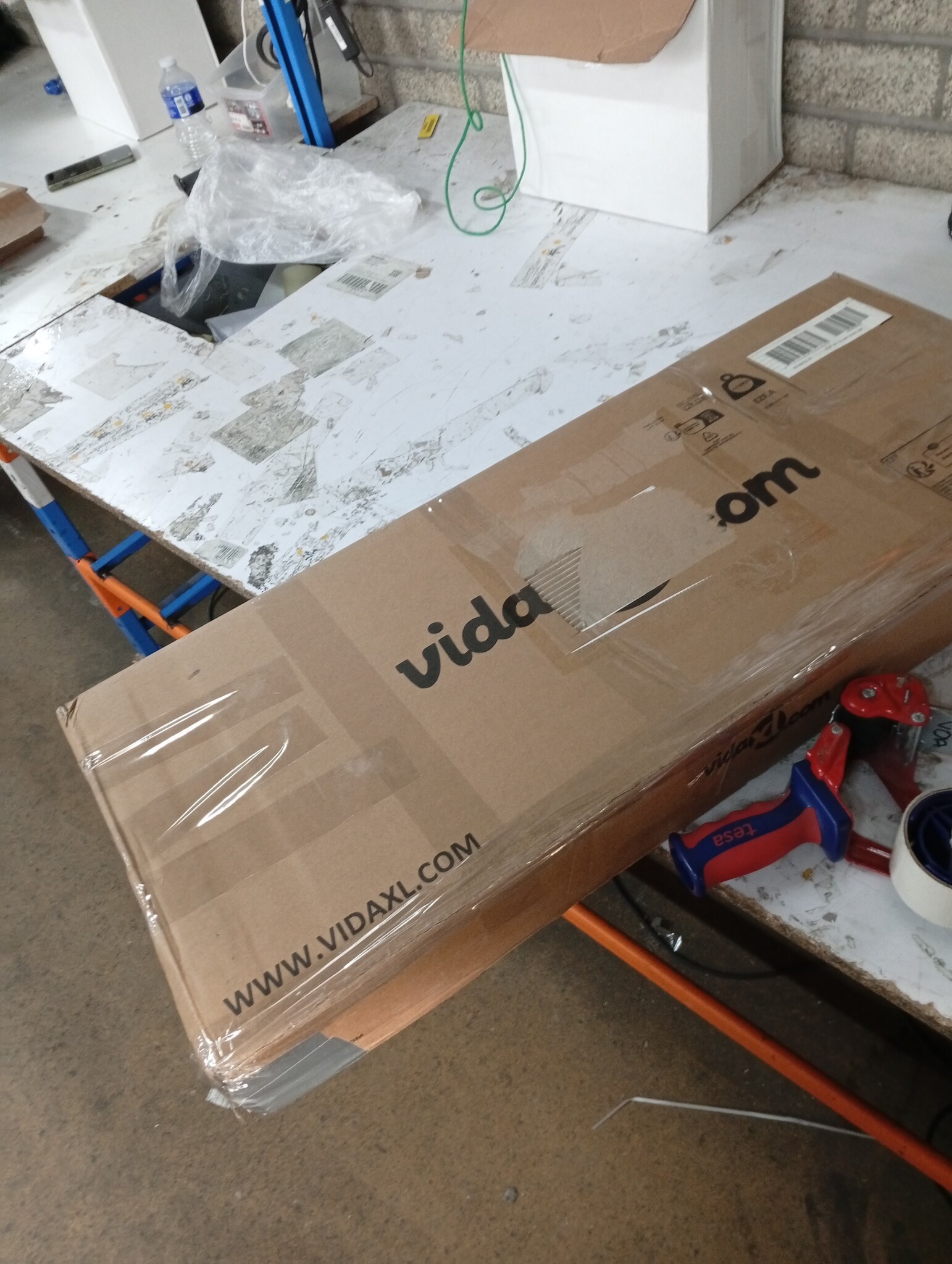 vidaXL Wandschap met lades 80x31x17 cm Zwart - 55% Korting!