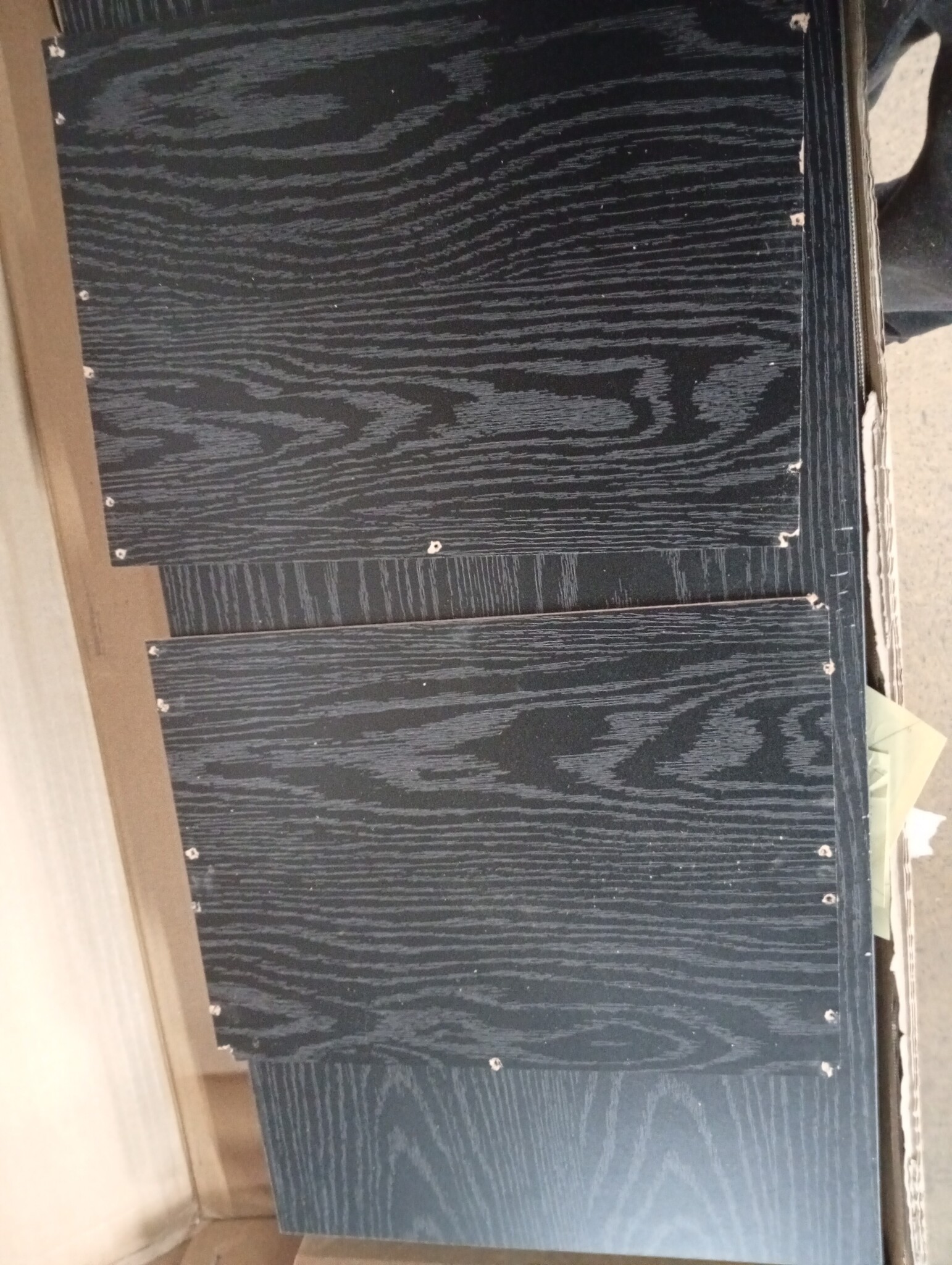 vidaXL Wandschap met lades 80x31x17 cm Zwart - 55% Korting!