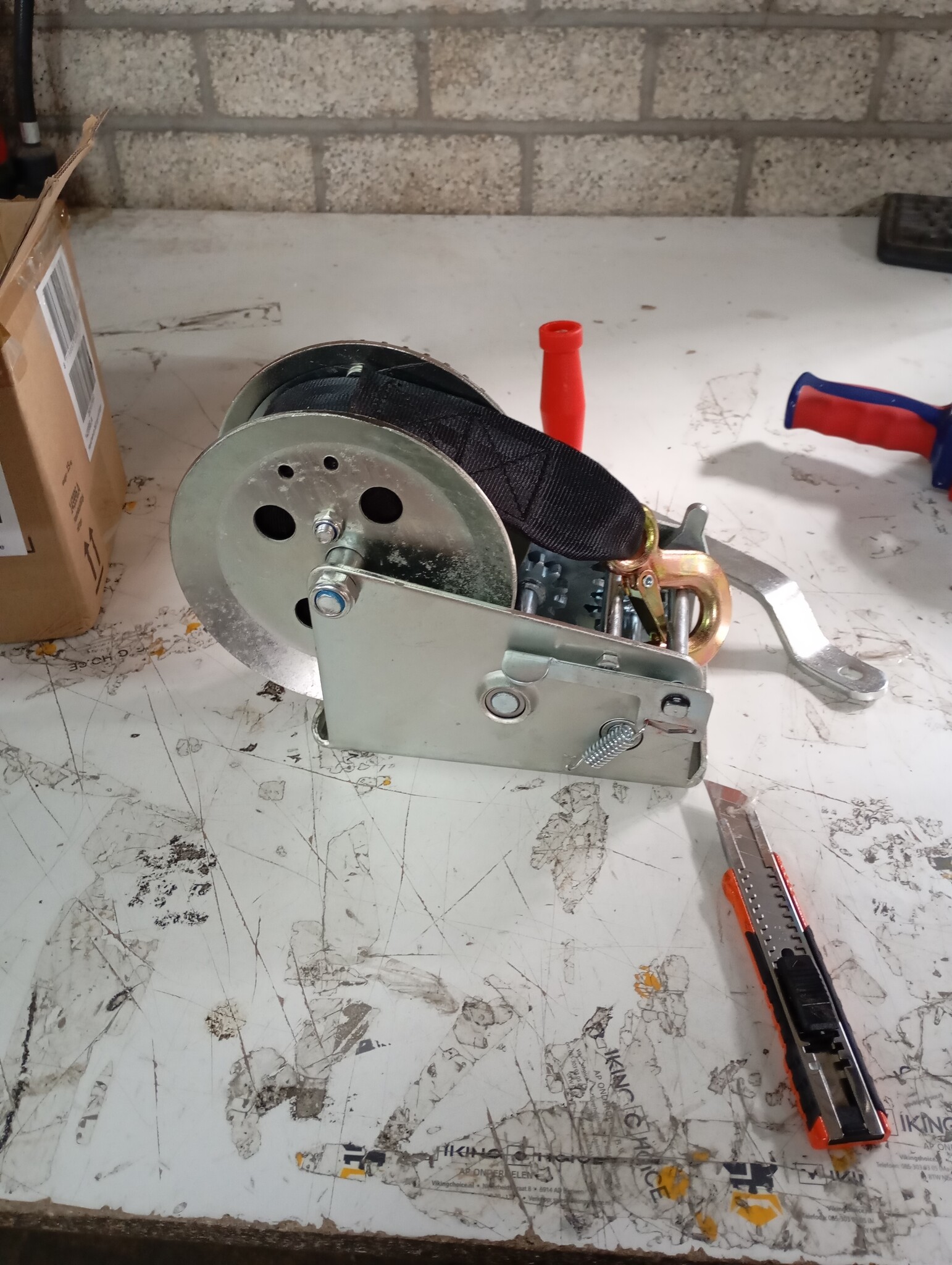 VidaXL Handlier met Band - 1587 kg - 55% Korting!