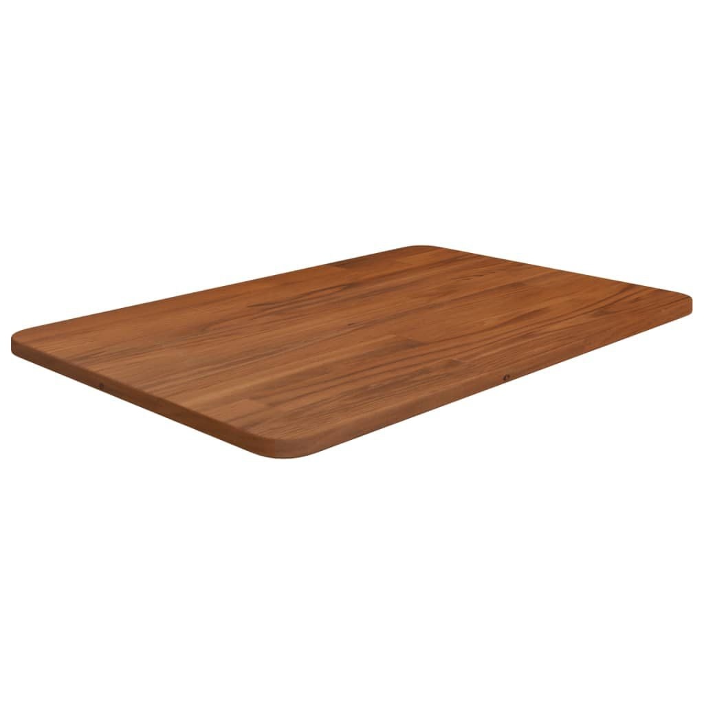 vidaXL Wastafelblad Massief Hout 60x40cm Donkerbruin - Nu 55% Korting!