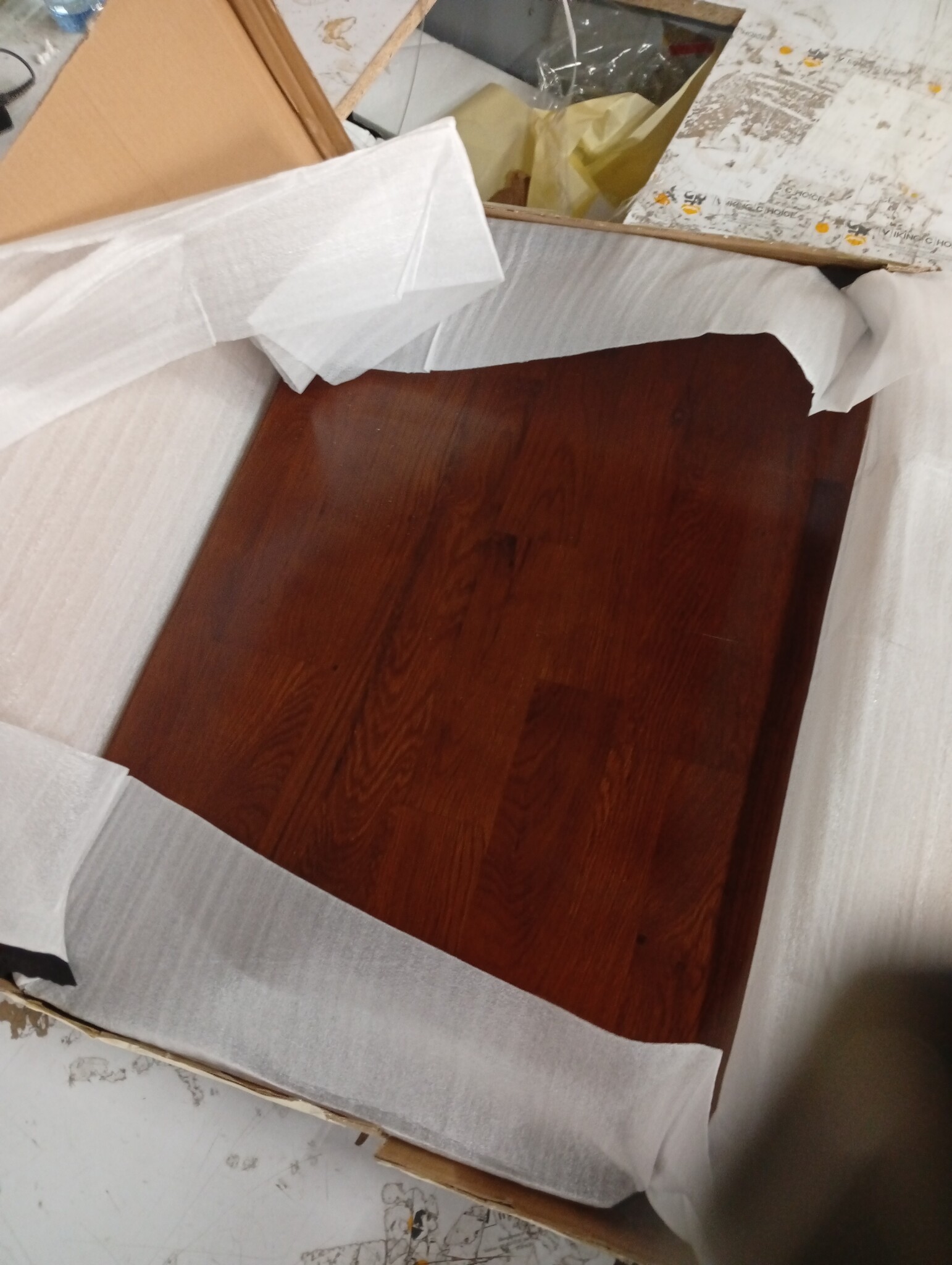 vidaXL Wastafelblad Massief Hout 60x40cm Donkerbruin - Nu 55% Korting!