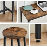 VASAGLE Bar Table Set - 35% Korting | Incl. 2 Barkrukken | Industrieel Design