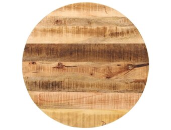 VidaXL Tafelblad Rond 70cm - Massief Mangohout - Nu 35% Korting!