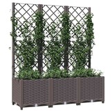 vidaXL Plantenbak met Latwerk 120x40x136cm - 35% Korting!