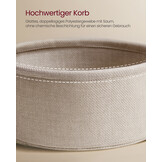 VASAGLE Ronde Salontafel met Opbergruimte - 35% Korting!