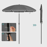 SONGMICS Parasol 1.6m UV-bescherming - 35% Korting!