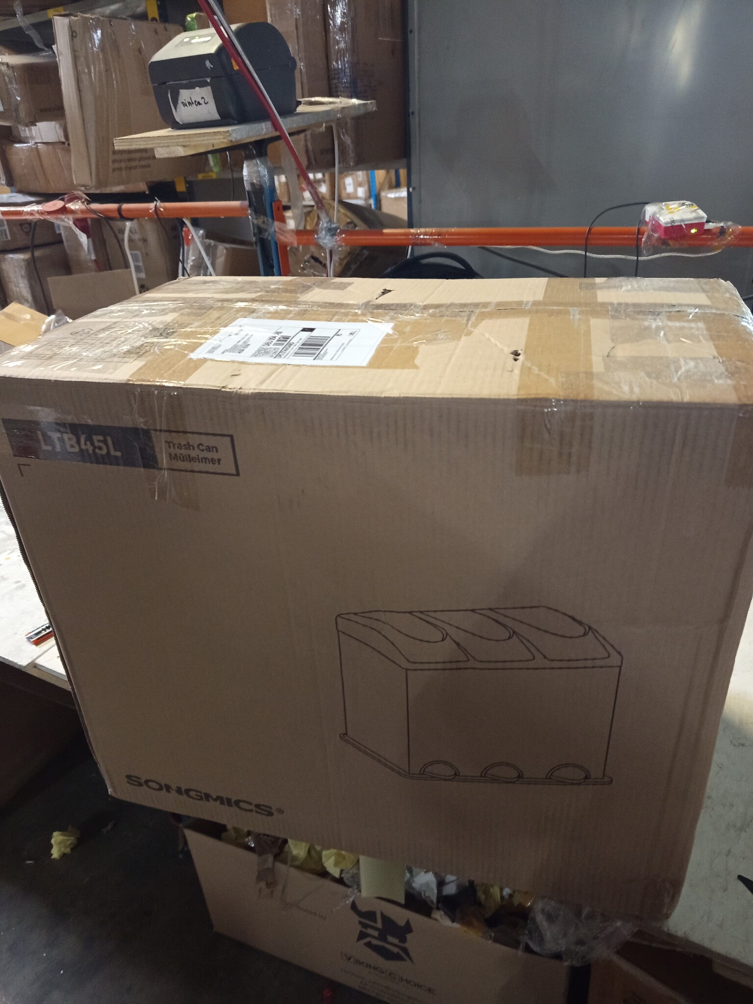 SONGMICS 45L Pedal Bin - Afvalscheiding - 55% Korting!