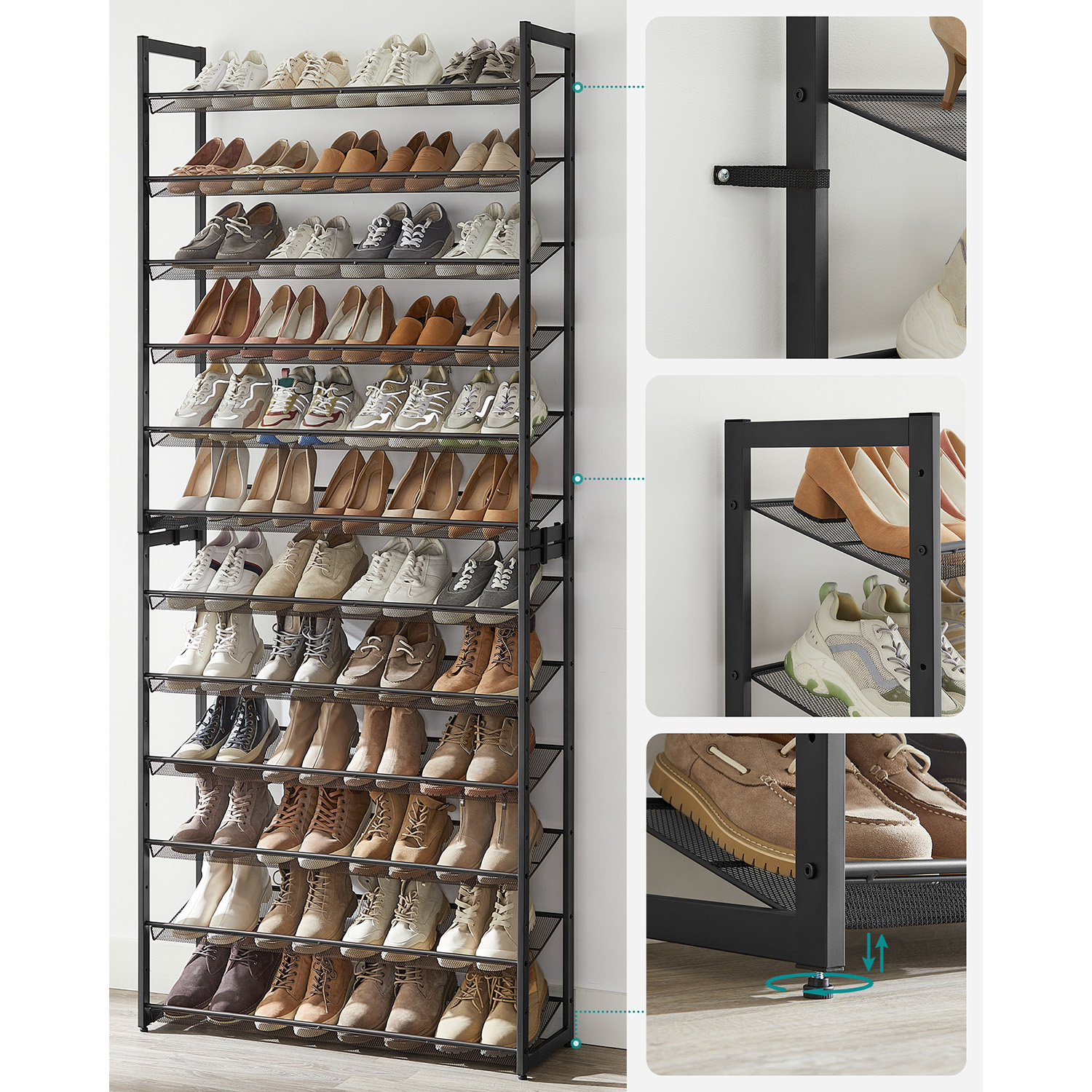 SONGMICS Schoenrek Set - 12 Tiers - 30% Korting