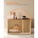 Stijlvolle Kattenbakombouw: 35% Korting - Snel op te zetten!