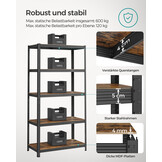 SONGMICS Stellingkast (50x100x200cm) - 875kg - 55% Korting