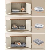 Stijlvolle Kattenbakombouw: 35% Korting - Snel op te zetten!