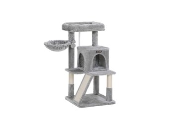FEANDREA Kattenboom - Ruim, Krab- en Speelplezier - Lichtgrijs (55% korting)