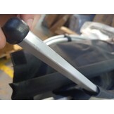 vidaXL Ligbed Geometrisch Zwart/Grijs Staal - Nu met 60% Korting!