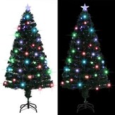 vidaXL Kerstboom met LED & Standaard 150cm - 35% Korting