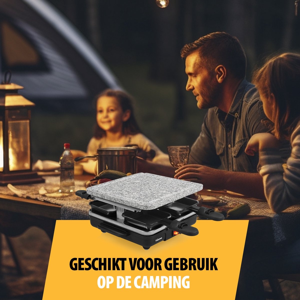 Tristar Gourmetset RA-2745 - 4 Pers. - 600W - PFAS-Vrij - Nu met 40% Korting!