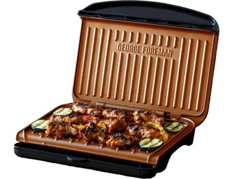 George Foreman Fit Grill Copper Medium - 42% korting!